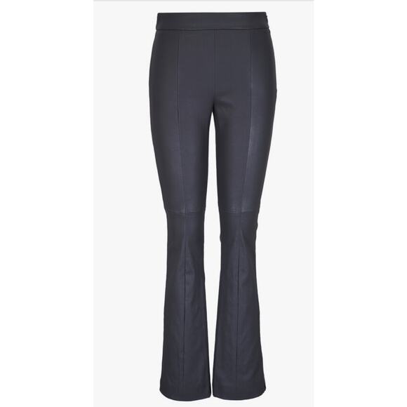 TWP Skinny Love Stretch Lamb Leather Pant in Black Oyster 6 - Picture 6 of 6